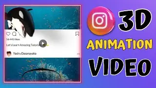 How to Make 3D ANIMATED INSTAGRAM POST in 2 MINUTES