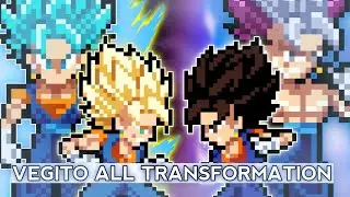 Vegito all transformation | sprite animation
