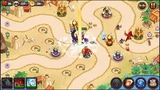 Realm defense world 3 - level 50 without power ups - 20 life