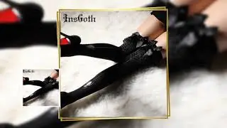 Gothic Punk Dark Knee Sockings Sexy Bandage Socks SS2180 Kawaii Clothes #short SpreePicky