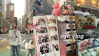 winter in nyc🥯☃️ day trip w/ friends, lots of walking + eating, snow in the city