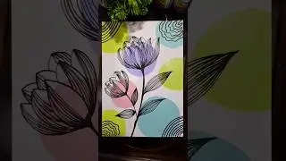 Try this Easy boho idea💡 #shorts #viralvideo #acrylicpainting #boho #art #painting #flowers #artwork