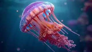 Jellyfish's Core - Relaxing Underwater World - Deep Ocean Ambience with Calming Music