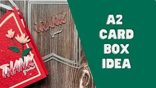 A2 Card Box Idea using Stampin&rsquo; Up!&rsquo;s Party Banner Dies