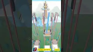 Game : bridge run io Level 97 ; #bridgerace #bridgerunio #mobilegame #gaming #game #gameplay