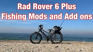 How I setup my Rad Power Bikes Rad Rover 6 Plus for Fishing - Mods and Add ons. EBike Fishing