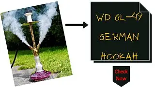 WD GL-49 German 4 Hose Connectivity Hookah | Imported Shisha | Premium Model | Wholesale Deals India