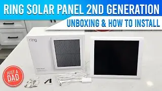 Ring Solar Panel 2nd Generation for Stick Up Cam & Pro and Spotlight Cam Plus & Pro UNBOXING & SETUP