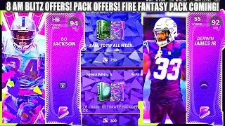 8 AM BLITZ OFFERS! PACK OFFERS! INSANE PLATINUM LEGEND BUNDLE COMING! | MADDEN 22