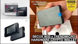 Unboxing SecuX W20 x TrendMicro | How to Setup / Create Wallet | Tutorial