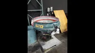 SEiGLER Fishing Reels Auction: Lot 148 - ALMCO OR10 ROUND BOWL VIBRATORY DEBURRING MACHINE