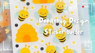 a Short clip of my Doodlebug Design sticker binder