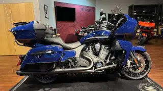 2024 Indian Motorcycle Pursuit Dark Horse PowerBand Audio Package Springfield Blue