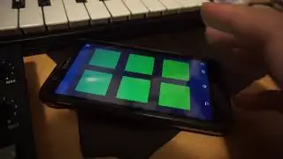 Native LMMS Drum Machine using TouchOSC