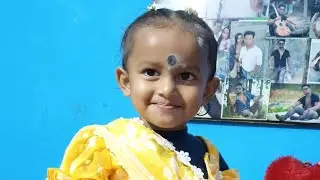 আমার ঘরে cute সরস্বতী মা কে ঘুরতে নিয়ে গেলাম