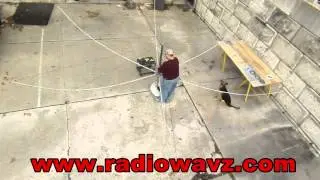 RadioWavz Sentinel Hex Beam antenna  set up in 30 min
