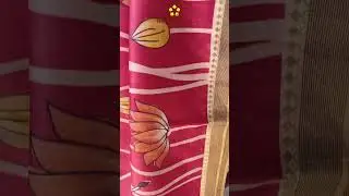 || Brand New Kosa Hand painted saree || Handlooms of Chhattisgarh || #youtubeshorts #shorts