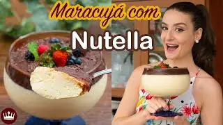 MOUSSE DE MARACUJÁ COM CHOCOLATE (NUTELLA): faça para o Ano Novo - Cozinha do Bom Gosto - Gabi Rossi