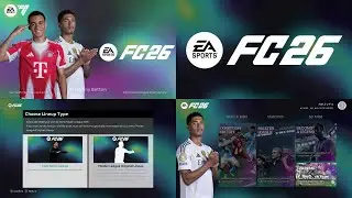 Graphic Menu EA SPORTS FC 26 Concept + Installation - PES 2021 & Football Life 2025