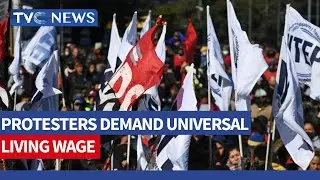 Argentine Protesters Demand Universal Living Wage