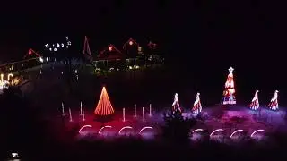 Light o Rama candy cane lane display