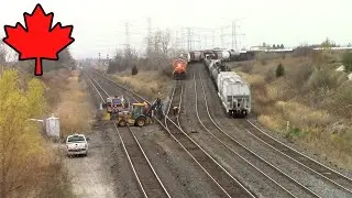 Canadian National [CN]: Trenes & Mantenimiento de V&iacute;a | Puente Keele Street