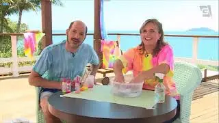 Canga Degradê e Camiseta Tie Dye com Cores Neon | Ateliê na TV Especial Verão 2021