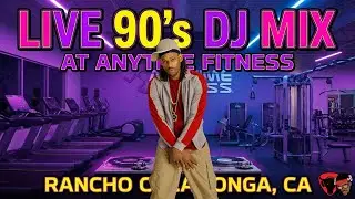 LIVE 90&rsquo;s Hip-Hop & R&B DJ Mix 🔥 Workout Energy | Anytime Fitness Rancho Cucamonga | DJ UnieQ