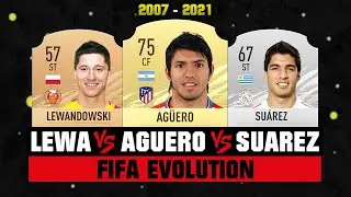 Lewandowski VS Suarez VS Aguero FIFA EVOLUTION! 😱🔥| FIFA 07 - FIFA 21