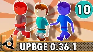 How to setup Player Animation | UPBGE 0.36.1 beginner Tutorial part 10
