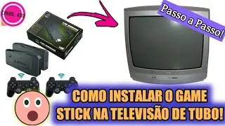 COMO LIGAR GAME STICK EM UMA TV DE TUBO | PASSO A PASSO!
