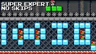 Суперэксперт без пропусков: Решаете головоломку &laquo;IQ 100&raquo;, умно? (Mario Maker 2)