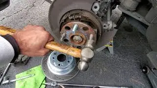 How to remove and install a wheel stud WITHOUT ANY SPECIAL TOOLS OR AIR IMPACT WRENCH!