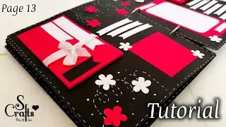 Scrapbook Tutorial  ✂️ Page 14 handmade birthday card ideas | paper crafts | diy scrapbook ideas