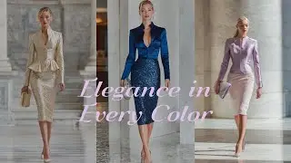 Luxe Fashion Colors  💛 Museum Runway Collection Part 1