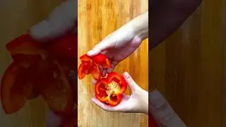 Amazing Capsicum 🫑 Cutting Ideas 👌✌️ #shorts #ytshorts #capsicum #tips #carving #new #viralshorts