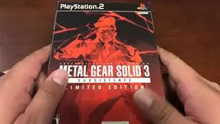 Metal Gear Solid 3 Subsistence Limited Edition PS2 Unboxing Video