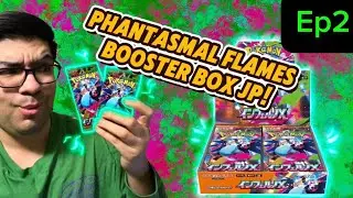 Opening phantasmal flames booster box jp!! (Ep2) uh oh no good pulls??!
