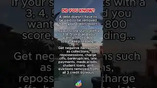 How to Remove Negative Items from All 3 Credit Bureaus?