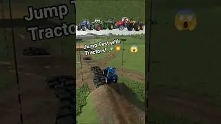 Jump Test with Tractors! 🚜💥 | Extreme Tractor Challenge
