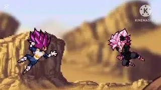 GOKU BLACK VS VEGETA (SPRITES ANIMATION)