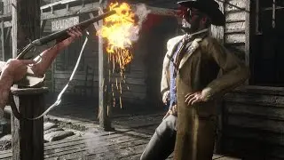 Red Dead Redemption 2 - Brutal Kills - Funny Moments - Headshots - Ragdoll Physics Gameplay