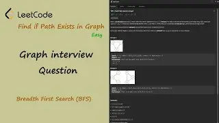 Find If Path Exists in Graph: Graph Algorithm Explained with BFS | Javascript | Leetcode 1971