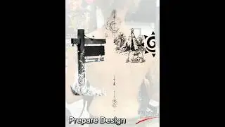 R&uuml;ckenprojekt Ranch in Entstehung Zeichnung Vorbereitung und stechen Tattoo Dimi Old Dragon Ink