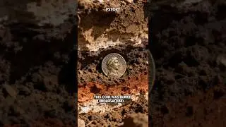 🪙 A Coin Found in a Future Layer #shorts #history #mystery #archaeology #unsolved #weirdhistory