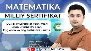 IDC Milliy sertifikat. 7-Mavzu: Planimetriya 1-qism📐📝⚡️