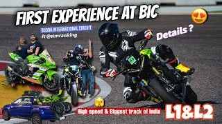 Crazy feeling at Buddh International Circuit 🫨/ First Time Experience 😱/ Triumph Street Triple