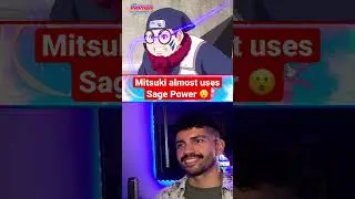 Mitsuki almost uses Sage Power 😮 #animereaction #boruto #anime #naruto #mitsuki #orochimaru