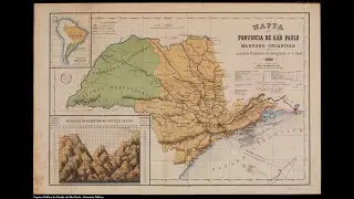 COMO ERA O MAPA DO ESTADO DE SÃO PAULO EM 1886