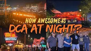 Disneyland California Adventure is Gorgeous at night || Zack's Eye View